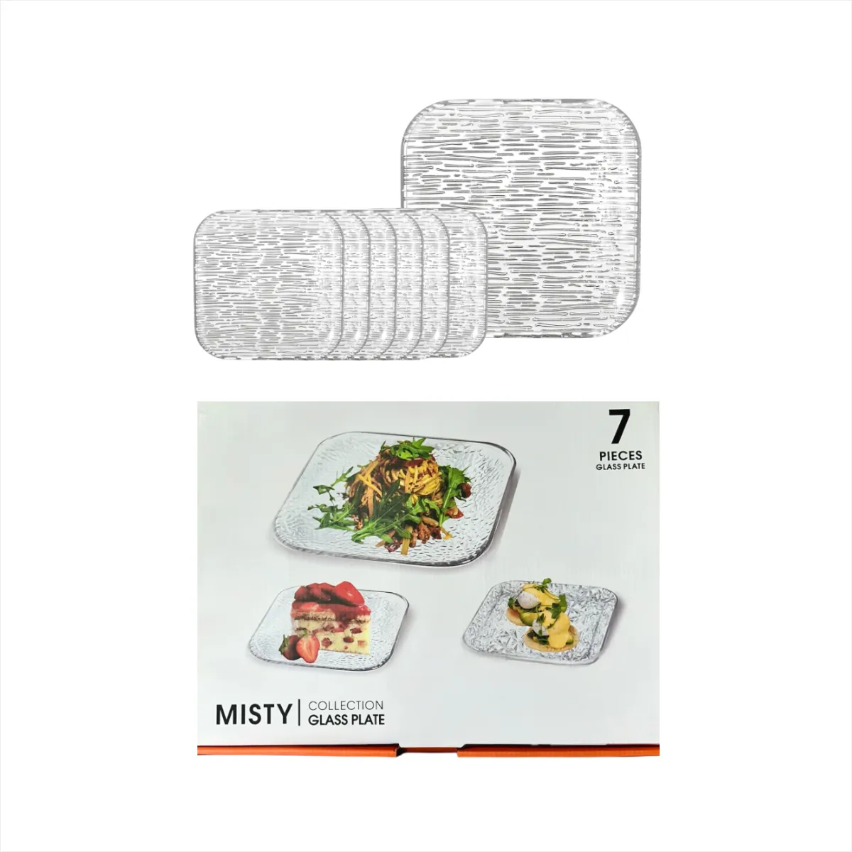 Set Pjatash Qelqi, Misty Collection, 7 Copë