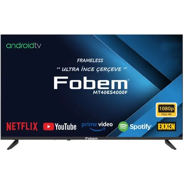 TV Fobem 43inch, Android Smart, Frameless, MT43ES4000F