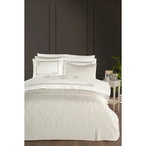 Set Mbulesë Shtrati, Beige, Pierre Cardin, 9 Pjesë