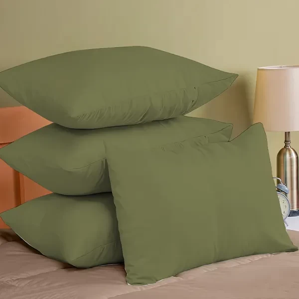 Set Këllëf Jastëku, 50x70cm, 4 Copë, Green