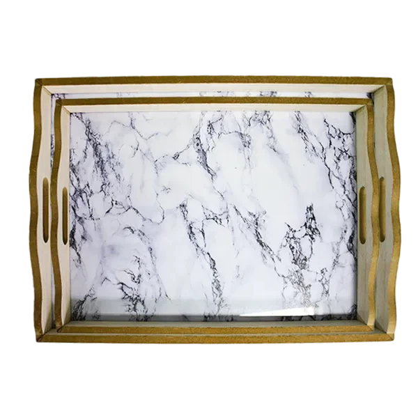 Tabak Druri, 2 Copë, Marble.