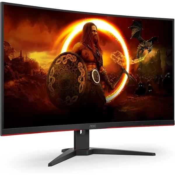 Curved monitor, AOC C32G2ZE/BK 31.5 inch, FHD, 240Hz