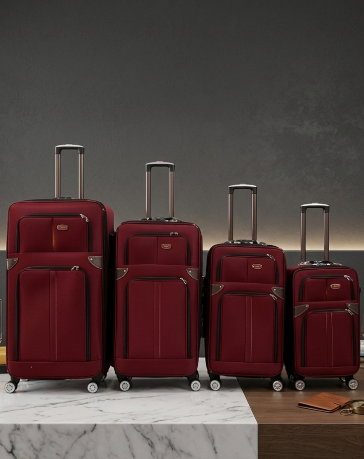 Set Valixhe, 20/24/28/32 (Red)