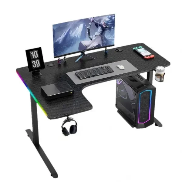 Tavolinë Gaming, 140x60x73cm, LS2-Black