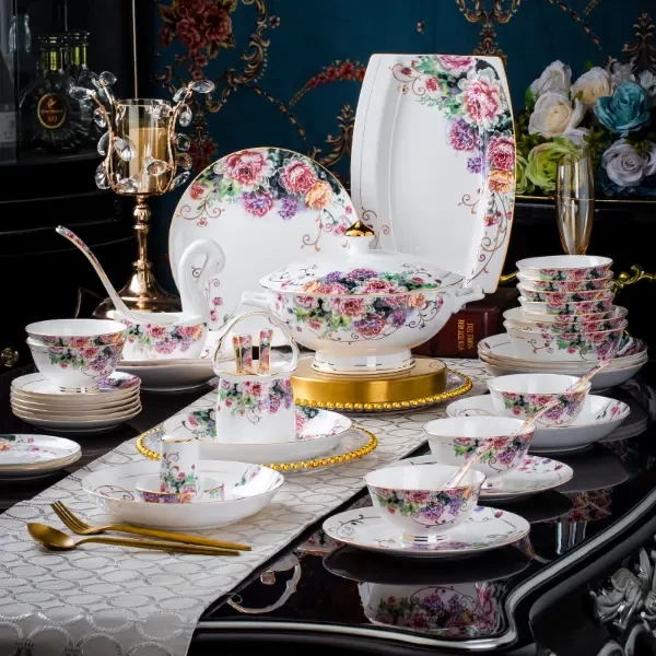 Set Pjata Porcelani, 51 Pjesë, DFLS-028