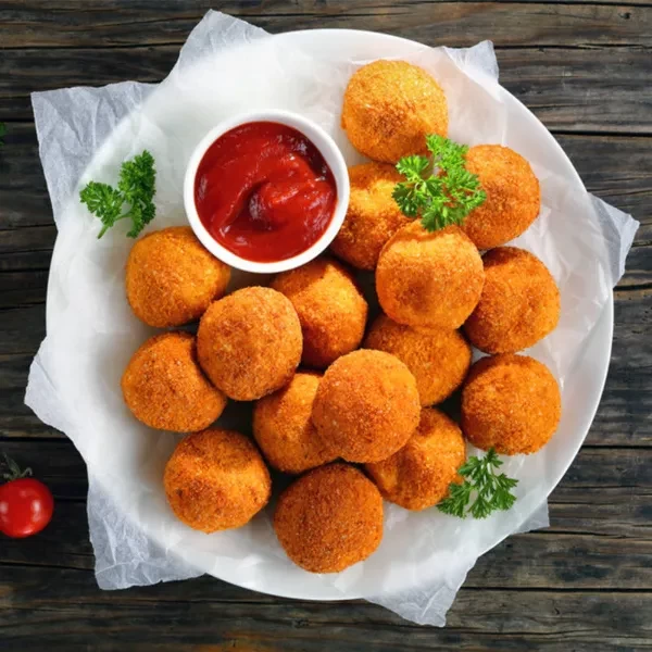 Kroketa me Djath dhe Spinaq.