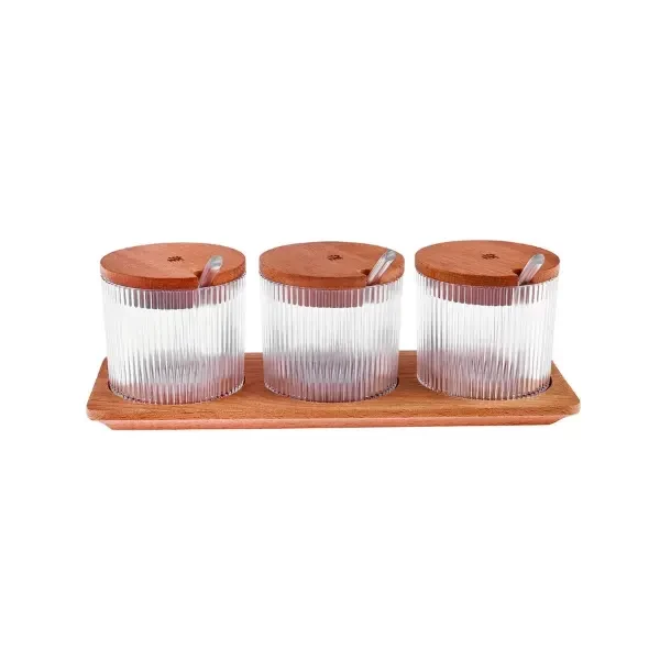 Set Kavanoza, Massimo, 3 Copë, Plastikë, 330ml