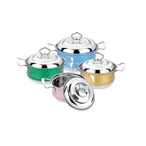 Set Tenxhere, Çelik Inox, 8 Pjesë