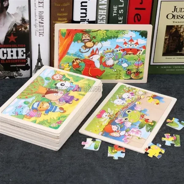 Lodër Puzzle Druri për Fëmijë 24pcs