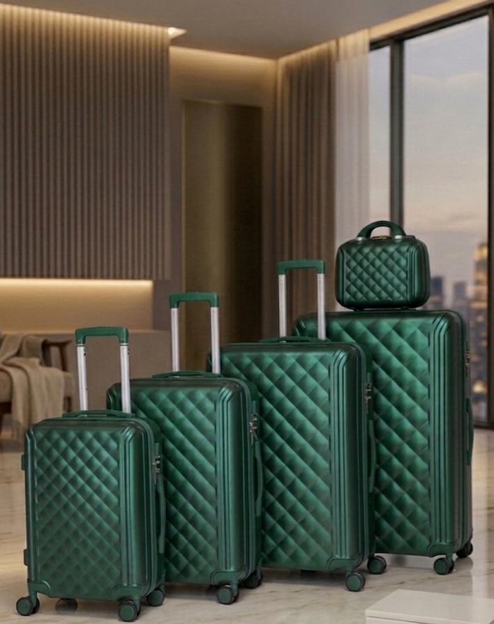 Set Valixhe,, 14/20/24/28/32, (Green)