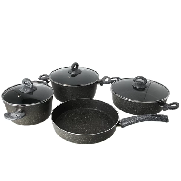 Set Tenxhere, Alumin-Granit, 7 Pjesë, Hiri